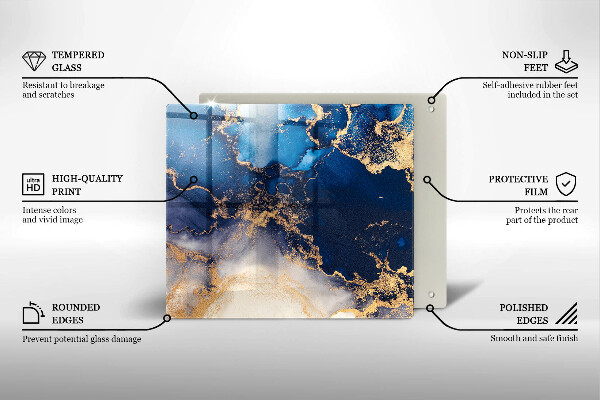 Large worktop saver Marble abstraction