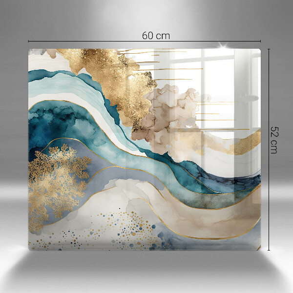 Large worktop saver Colorful marble