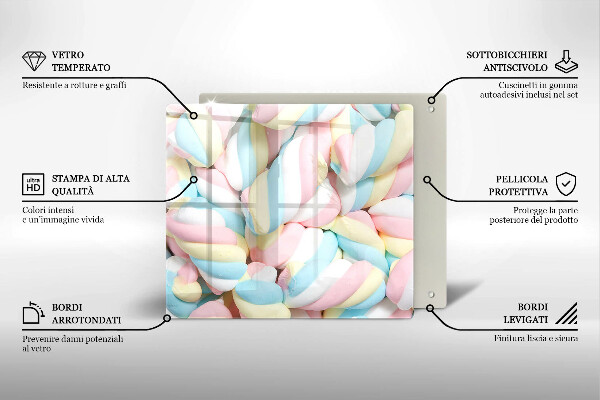 Large worktop saver Colorful foams