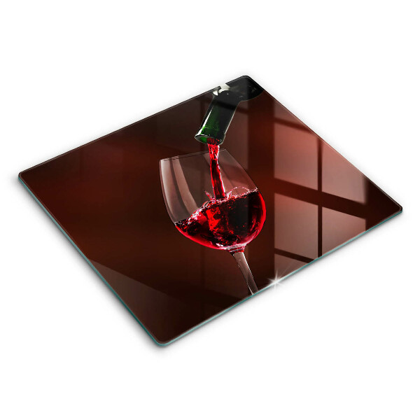 Large worktop saver A glass of wine