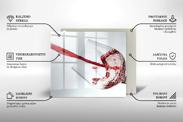 Large worktop saver Red wine