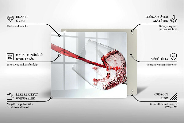 Large worktop saver Red wine