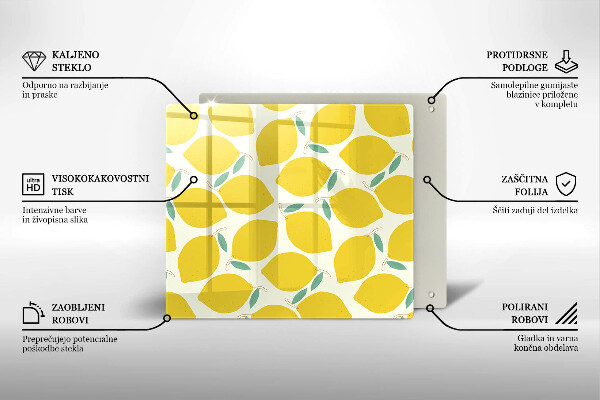 Large worktop saver Illustratuion lemons