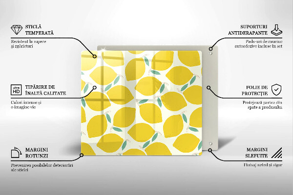 Large worktop saver Illustratuion lemons