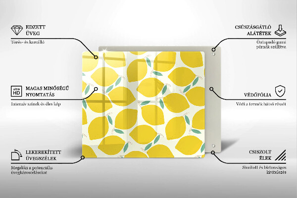 Large worktop saver Illustratuion lemons