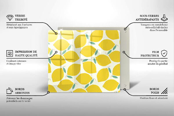 Large worktop saver Illustratuion lemons