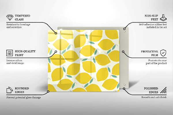 Large worktop saver Illustratuion lemons