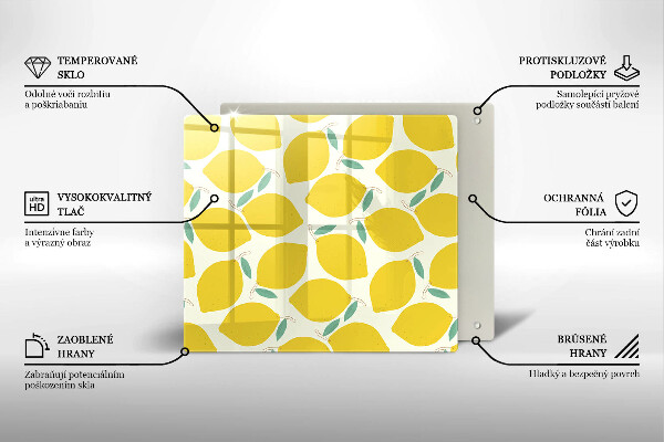 Large worktop saver Illustratuion lemons