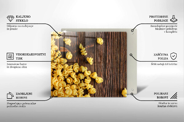 Large worktop saver Pasta on a table