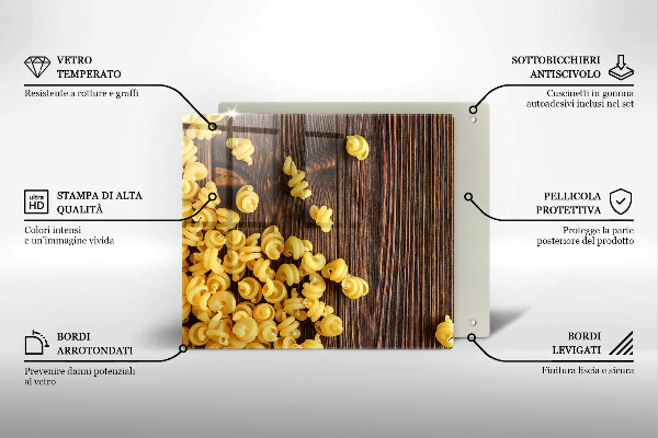 Large worktop saver Pasta on a table