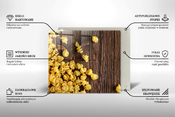 Large worktop saver Pasta on a table