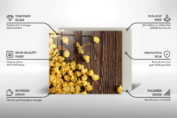 Large worktop saver Pasta on a table