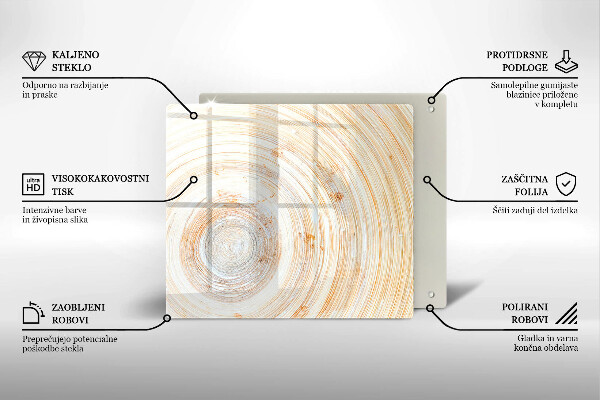 Large worktop saver Wood texture