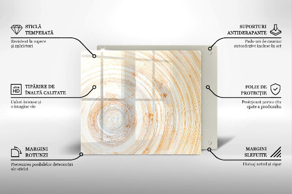 Large worktop saver Wood texture