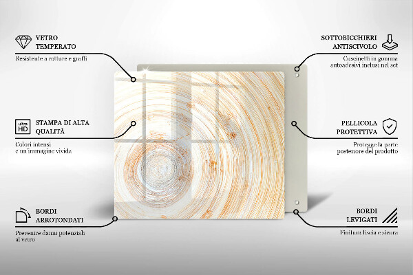 Large worktop saver Wood texture