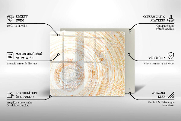 Large worktop saver Wood texture