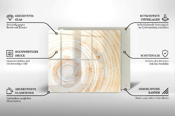 Large worktop saver Wood texture