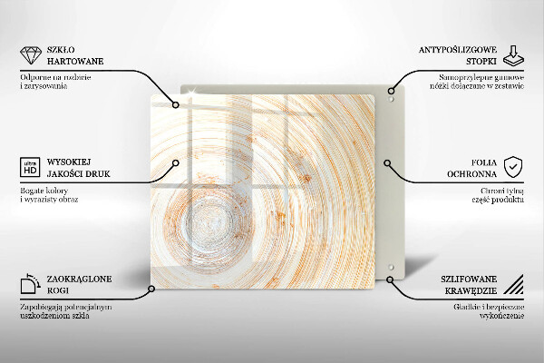 Large worktop saver Wood texture