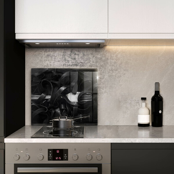 Large worktop saver Black tagliatelle pasta