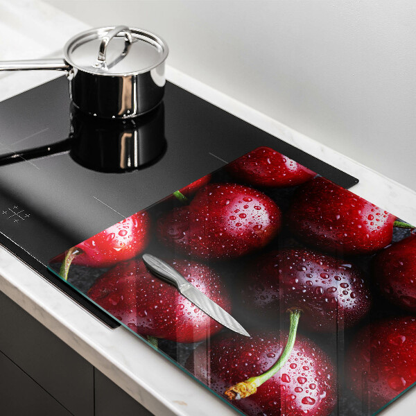 Large worktop saver Cherries close-up