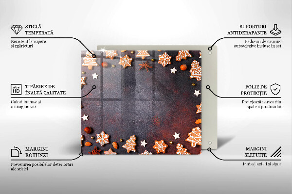 Large worktop saver Gingerbread Christmas