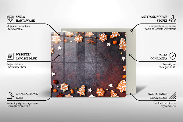 Large worktop saver Gingerbread Christmas