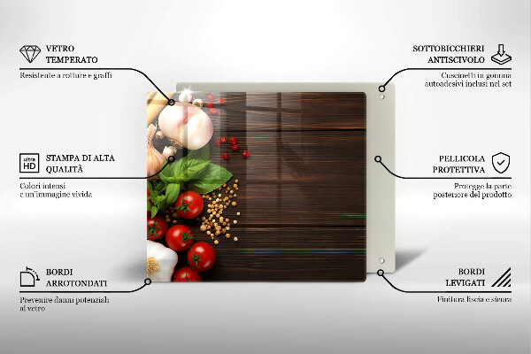 Large worktop saver Vegetables on the table