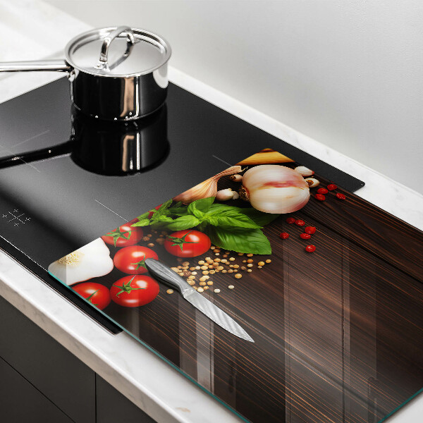 Large worktop saver Vegetables on the table