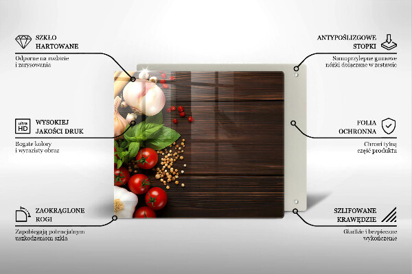 Large worktop saver Vegetables on the table