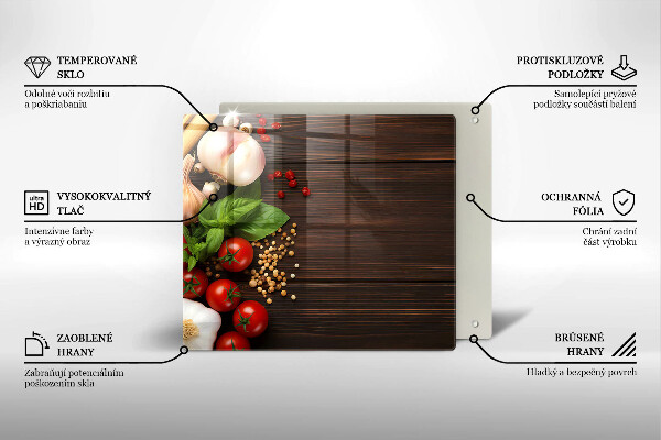 Large worktop saver Vegetables on the table