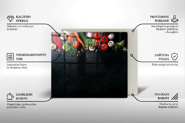 Large worktop saver Colorful vegetables