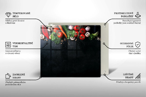 Large worktop saver Colorful vegetables