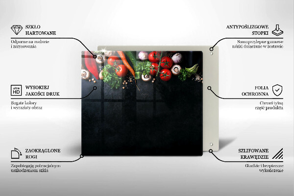 Large worktop saver Colorful vegetables