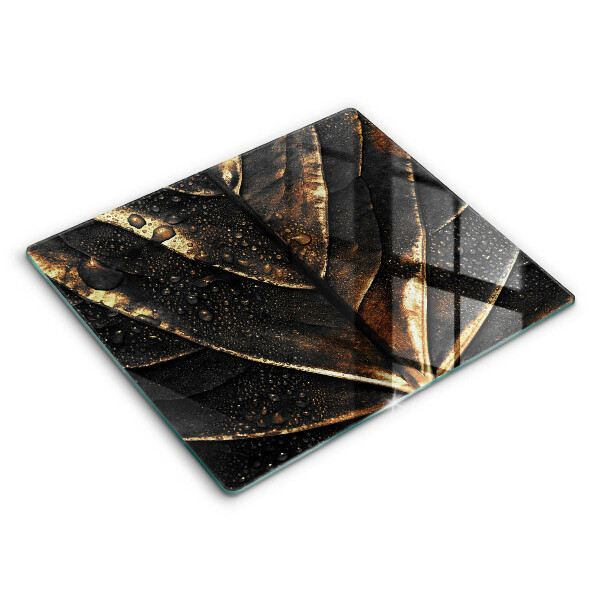 Large worktop saver Golden leaf