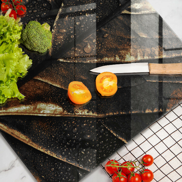 Large worktop saver Golden leaf