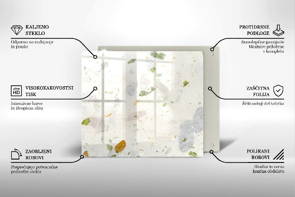 Large worktop saver Falling leaves