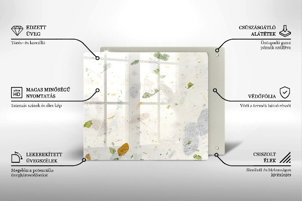 Large worktop saver Falling leaves