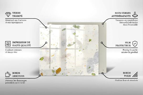 Large worktop saver Falling leaves