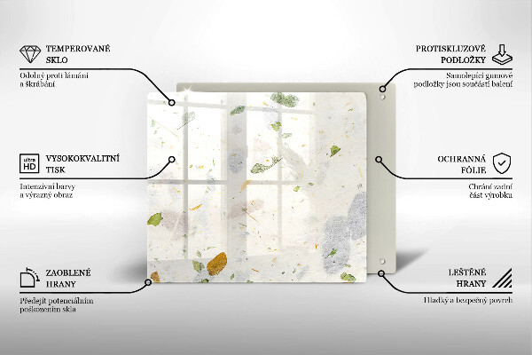 Large worktop saver Falling leaves