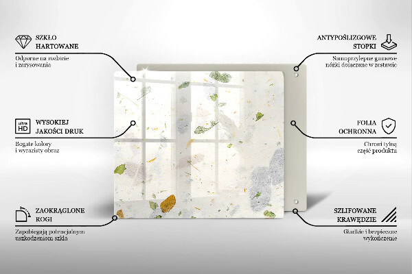 Large worktop saver Falling leaves