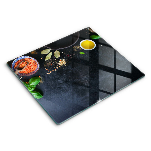 Large worktop saver Spices with spices