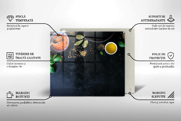 Large worktop saver Spices with spices