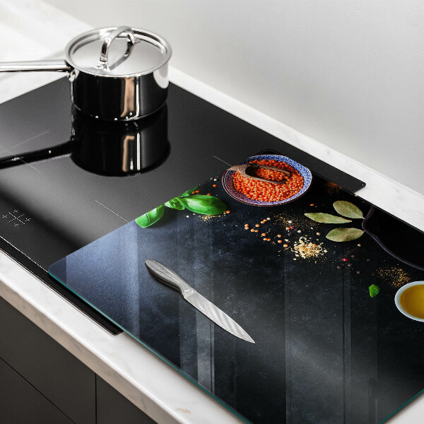 Large worktop saver Spices with spices