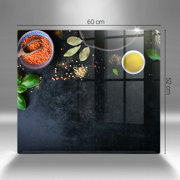 Large worktop saver Spices with spices