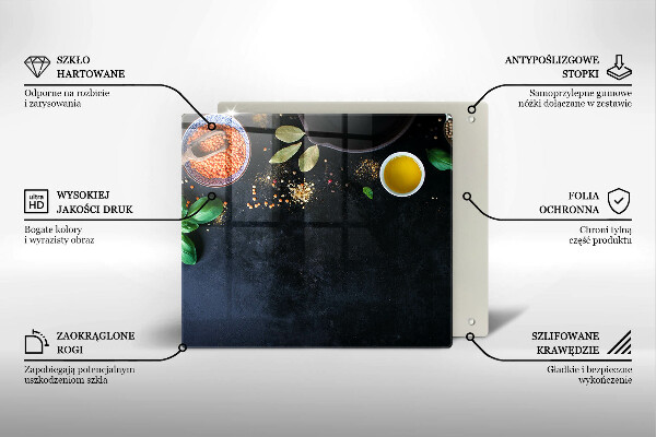 Large worktop saver Spices with spices