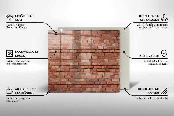 Chopping board Brick wall