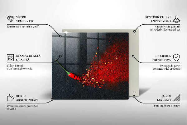 Chopping board Chilli pepper