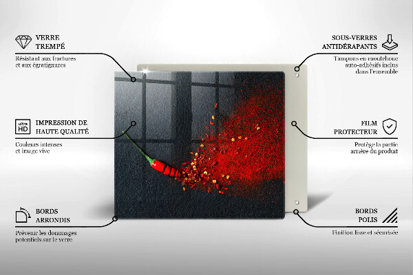 Chopping board Chilli pepper