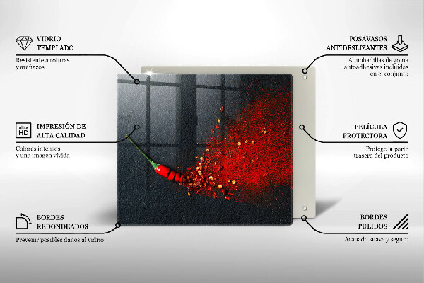 Chopping board Chilli pepper