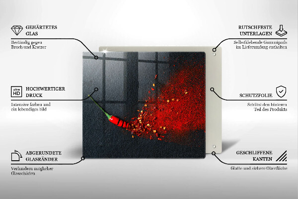 Chopping board Chilli pepper